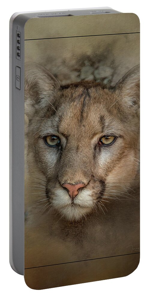 Wildlife Portable Battery Charger featuring the photograph Portrait of Cruz by Teresa Wilson