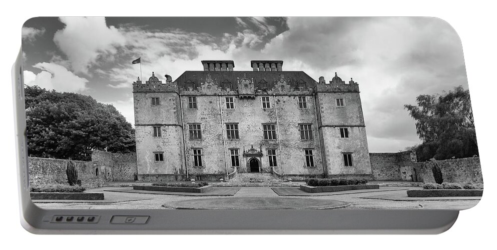 Portumna Castle Portable Battery Charger featuring the photograph Portumna Castle by Martina Fagan
