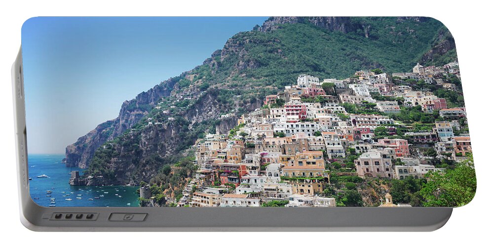 Positano Portable Battery Charger featuring the photograph Positano by Anastasy Yarmolovich