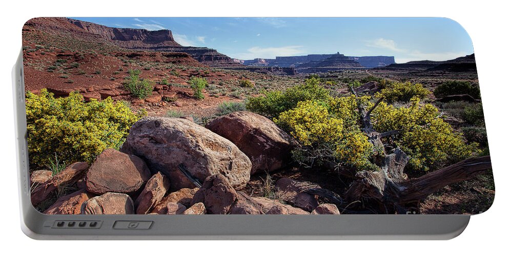 Utah Landscape Portable Battery Charger featuring the photograph Preamble to Glory by Jim Garrison