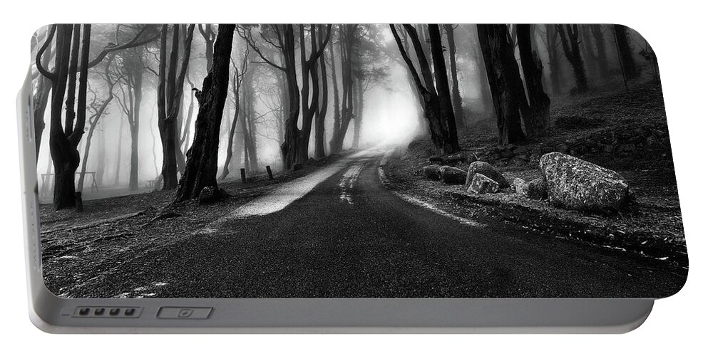 Sintra Portable Battery Charger featuring the photograph Premonition by Jorge Maia