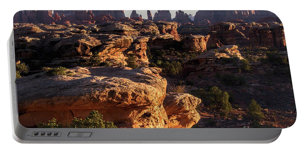 Canyonlands Landscape Portable Battery Charger featuring the photograph Prickle Ridge by Jim Garrison