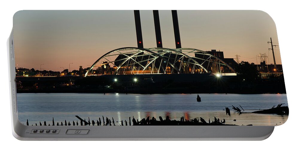 Providence Portable Battery Charger featuring the photograph Providence Harbor III by David Gordon