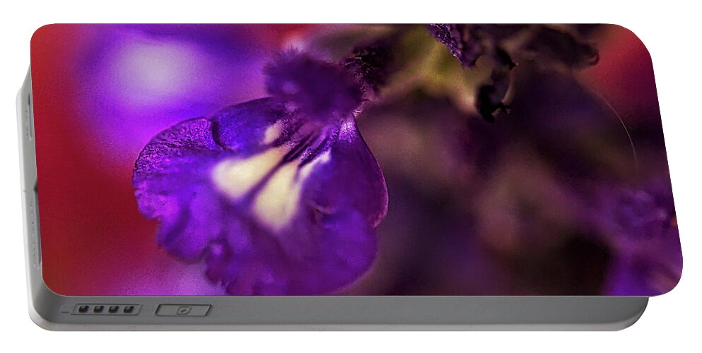 Purple Portable Battery Charger featuring the photograph Purple Blends by Richard Gregurich