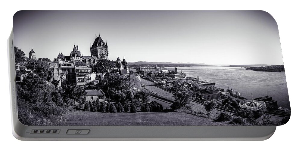 19th Century Portable Battery Charger featuring the photograph Quebec City by Chris Bordeleau