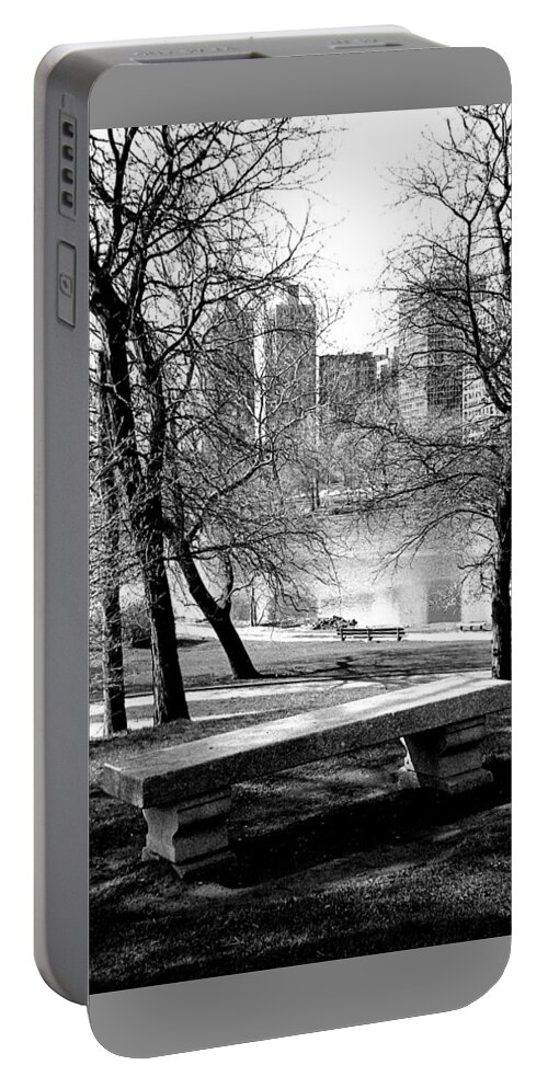 Landscape Portable Battery Charger featuring the photograph Quiet Thoughts by Carol Neal-Chicago