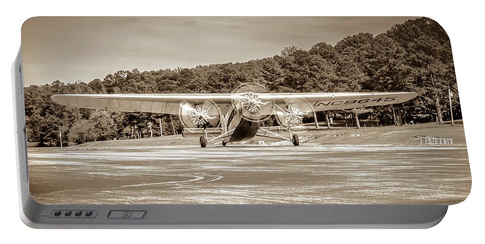 Ford Portable Battery Charger featuring the photograph Ready for Takeoff by Tom and Pat Cory