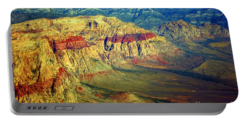 Red Rock Portable Battery Charger featuring the photograph Red Rock Canyon Nevada by James BO Insogna