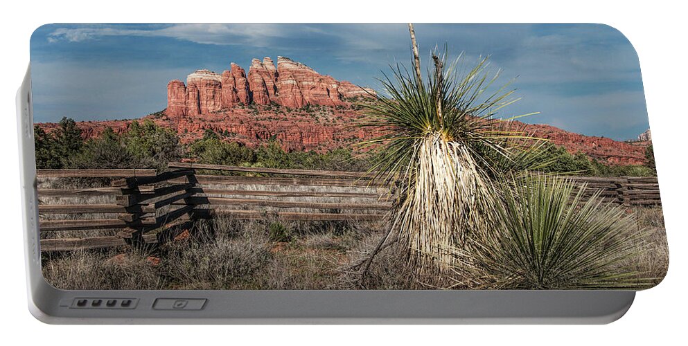 Arizona Portable Battery Charger featuring the photograph Red Rock Formation in Sedona Arizona by Randall Nyhof