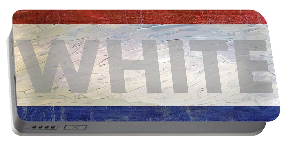 Red Portable Battery Charger featuring the photograph Red White Blue by Michelle Calkins