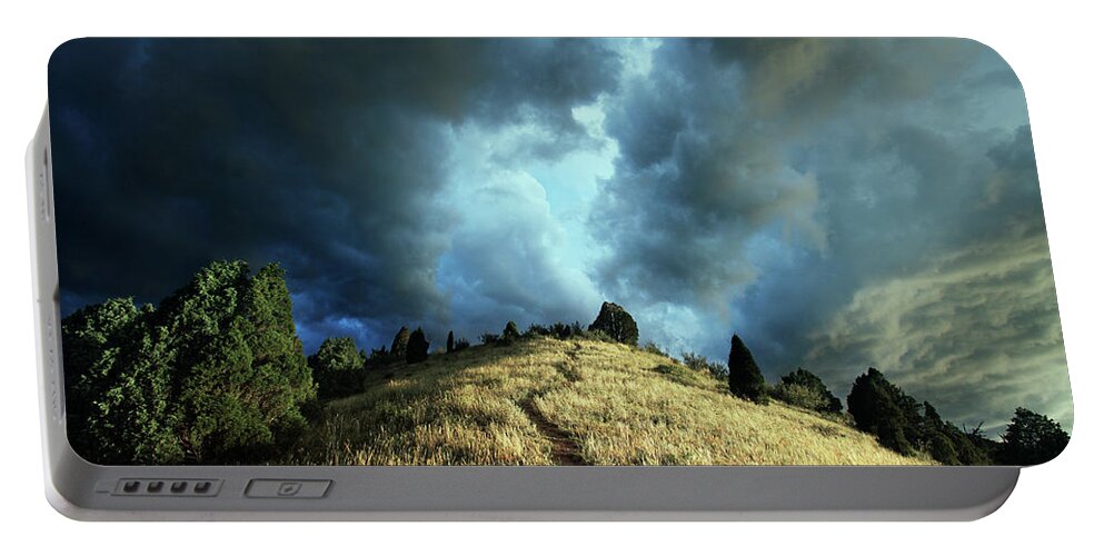 Landscape Portable Battery Charger featuring the photograph Redemption Trail by Brian Gustafson