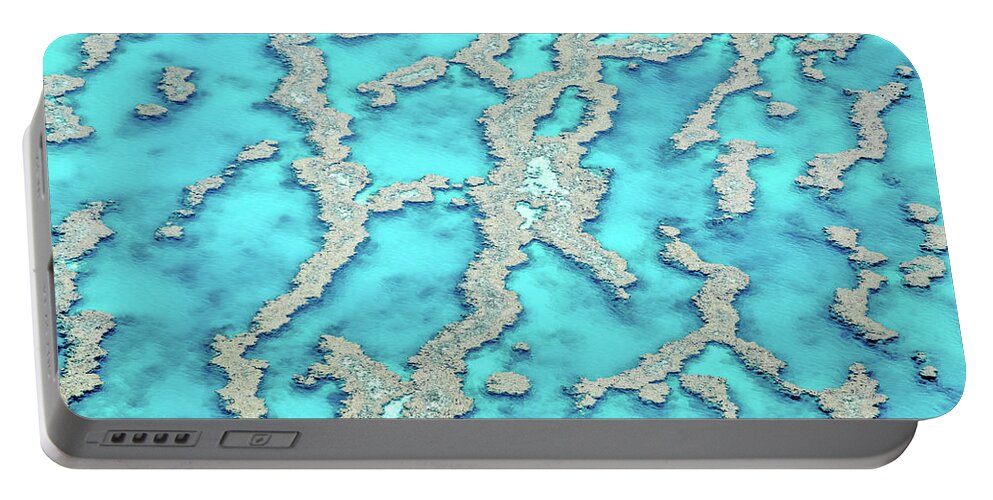 Australia Portable Battery Charger featuring the photograph Reef Patterns by Az Jackson