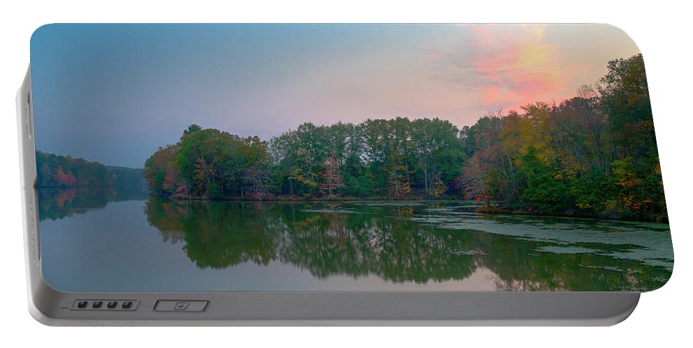 Reflections Portable Battery Charger featuring the photograph Reflection II by David Waldrop