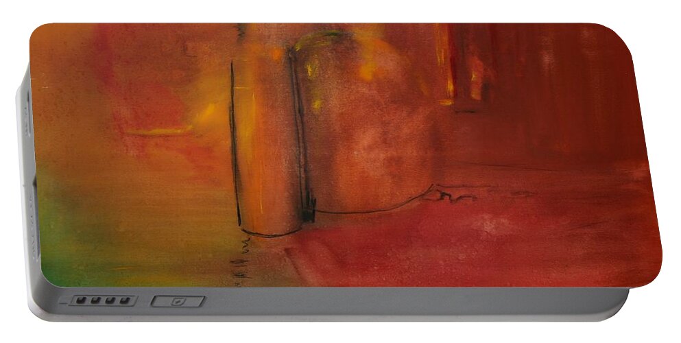 Still Portable Battery Charger featuring the painting Reflection Of Still Life by Jack Diamond