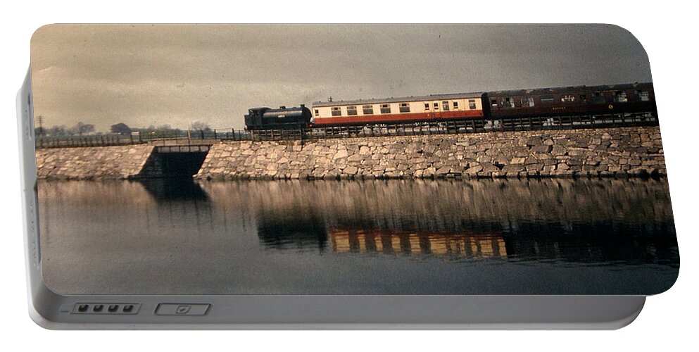 Trains Portable Battery Charger featuring the photograph Reflections by Richard Denyer
