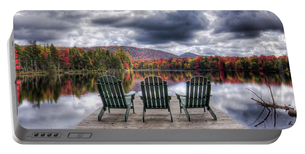 Landscape Portable Battery Charger featuring the photograph Relishing Autumn by David Patterson