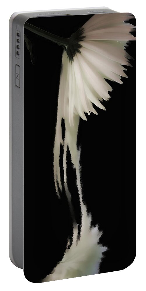 Abstract Portable Battery Charger featuring the photograph Remaginary by Lauren Radke