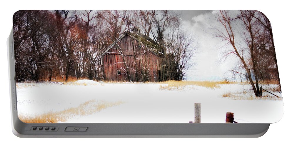 Barn Portable Battery Charger featuring the photograph Remember When by Julie Hamilton