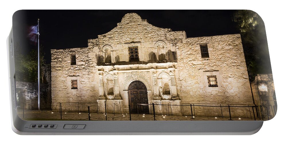 Alamo Portable Battery Charger featuring the photograph Remembering The Alamo by Stephen Stookey