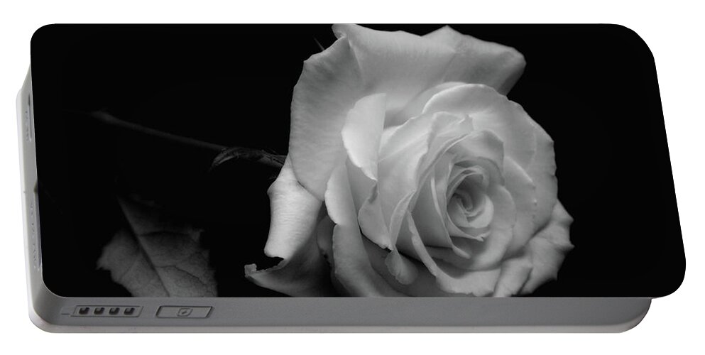 Rose Portable Battery Charger featuring the photograph Rest In Peace by Donna Blackhall