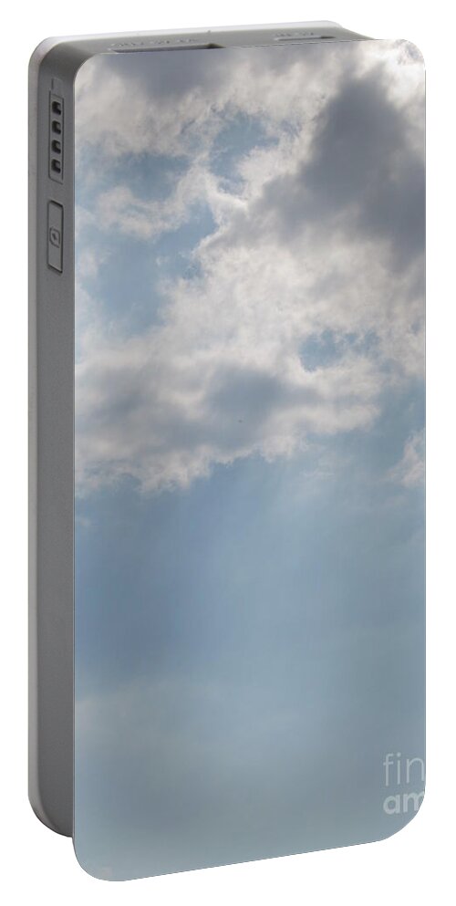 Glory Portable Battery Charger featuring the photograph Revelation Sky Glory by Donna L Munro