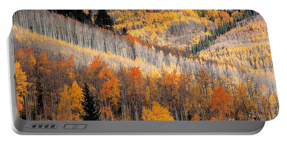 Autumn Colors Portable Battery Charger featuring the photograph Ridges by Jim Garrison