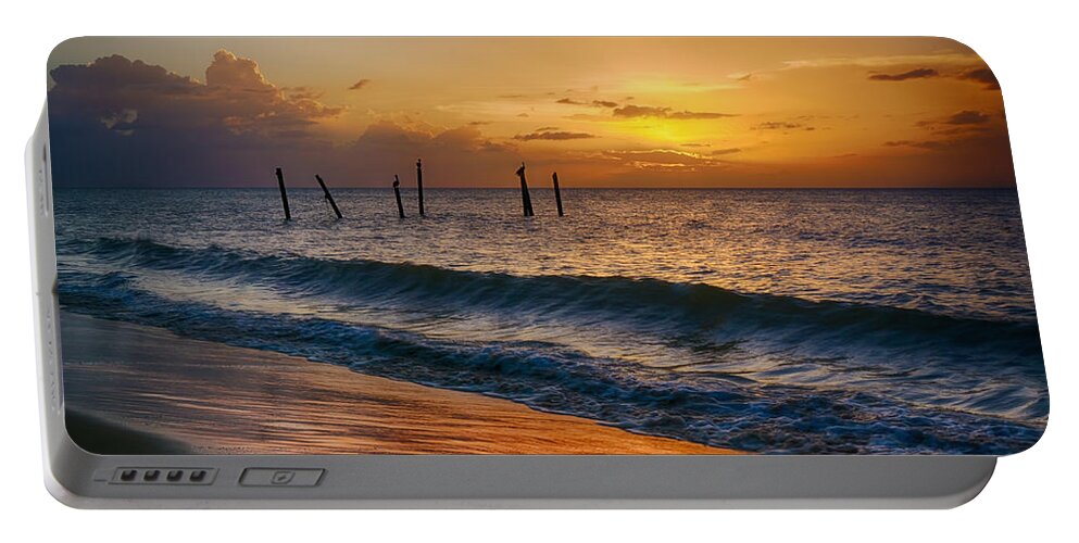 Pristine Portable Battery Charger featuring the photograph Rincon Sunset by Amanda Jones