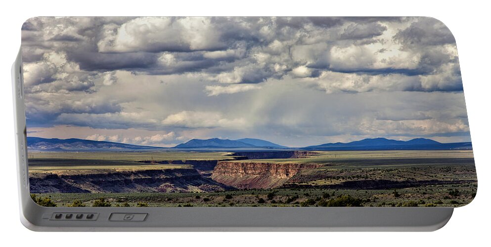 Rio Grande Gorge Portable Battery Charger featuring the photograph Rio Grande Gorge by Diana Powell