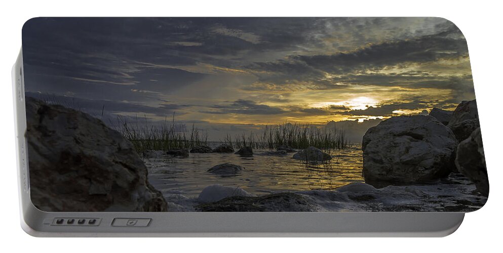 Sunrise Portable Battery Charger featuring the photograph Rise and Shine by Leticia Latocki
