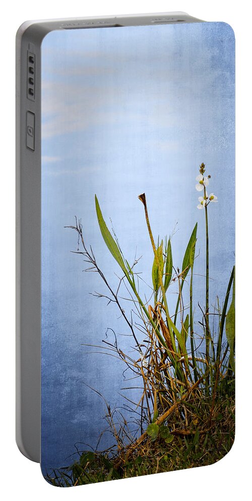 Wildflower Portable Battery Charger featuring the photograph Riverbank Beauty by Carolyn Marshall