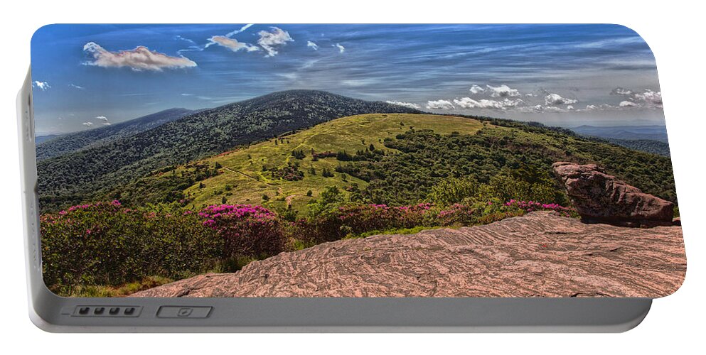 Jane Bald Portable Battery Charger featuring the photograph Roan High Knob by Kevin Senter