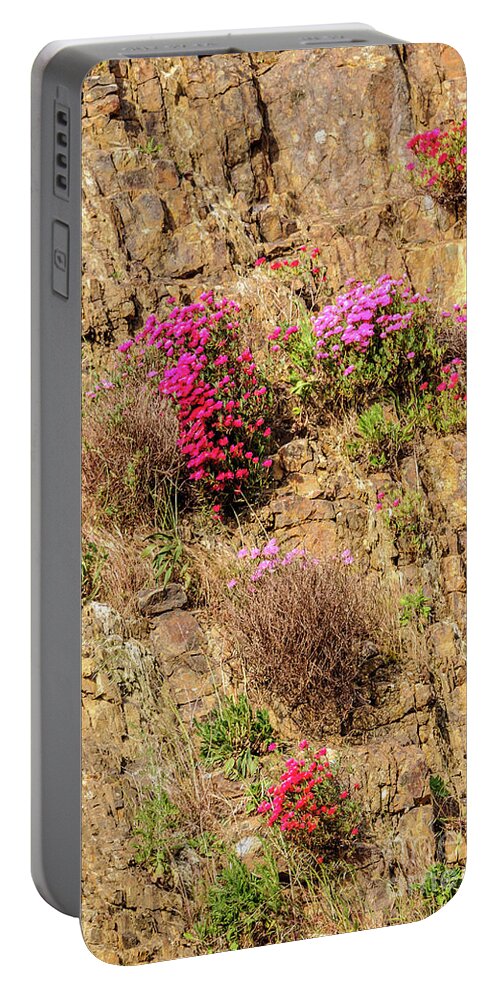 Australia Portable Battery Charger featuring the photograph Rock Cutting 1 by Werner Padarin