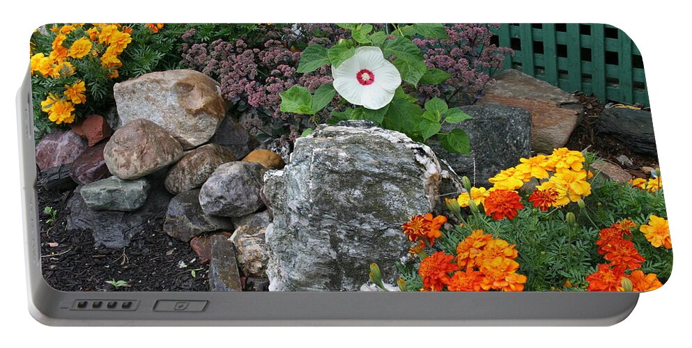  Portable Battery Charger featuring the photograph Rock Garden by Aggy Duveen