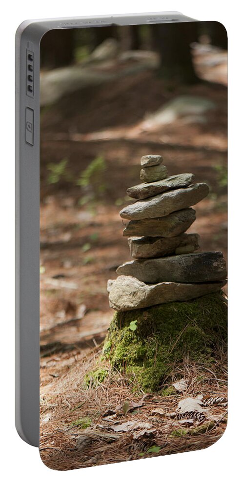 Art Portable Battery Charger featuring the photograph Rock yoga by Brian Green