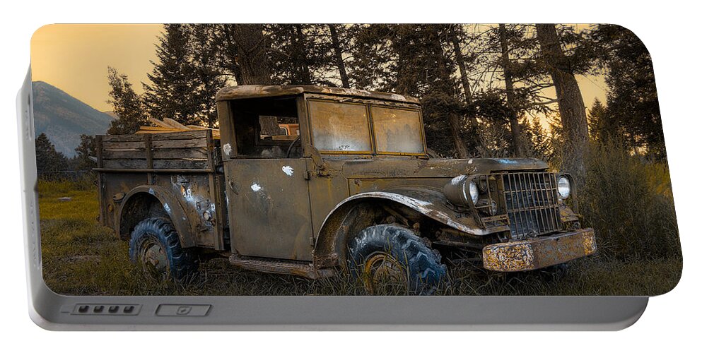 Rockies Portable Battery Charger featuring the photograph Rockies Transport by Wayne Sherriff