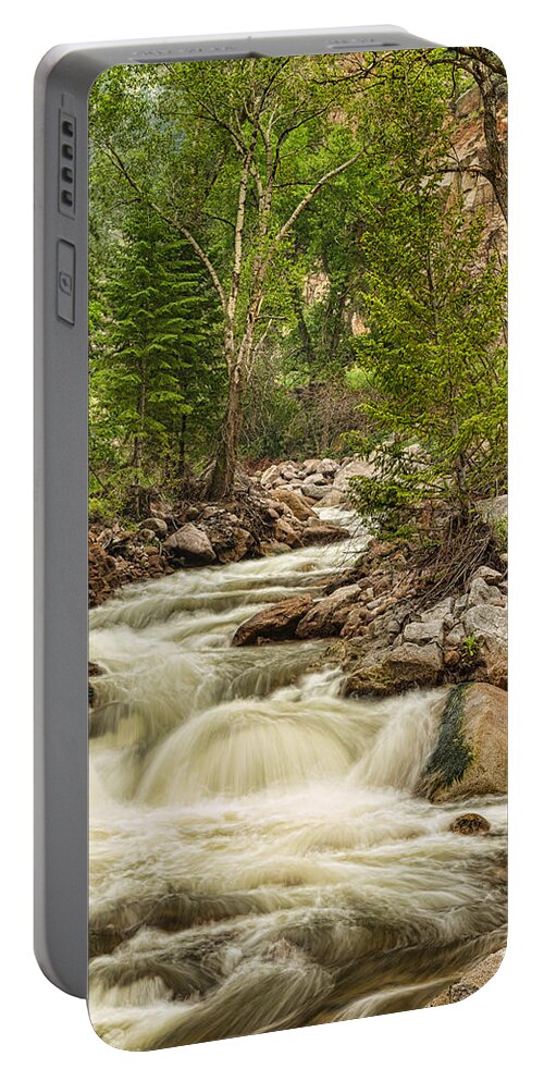 Mountain Portable Battery Charger featuring the photograph Rocky Mountain Streamin Dreamin by James BO Insogna