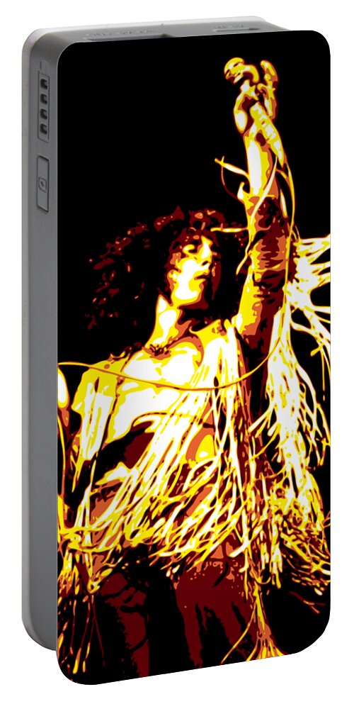 Roger Daltrey Portable Battery Charger featuring the digital art Roger Daltrey by DB Artist