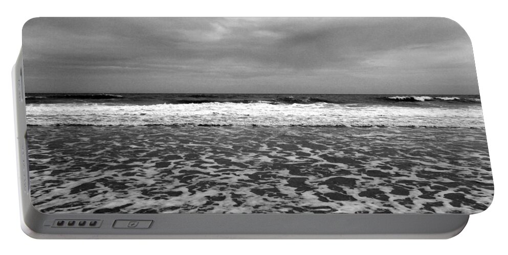 Waves Portable Battery Charger featuring the photograph Rolling Ocean Waves by Lisa Blake
