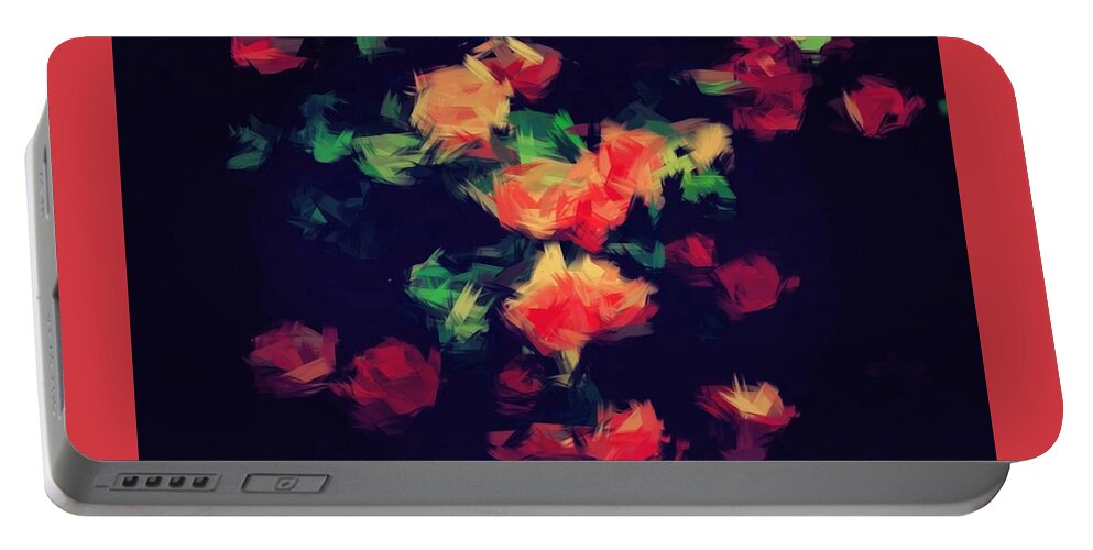  Portable Battery Charger featuring the photograph Roses by Wolfgang Rain