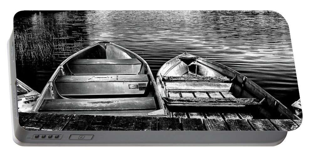 Rowboats Portable Battery Charger featuring the photograph Rowboats by David Patterson