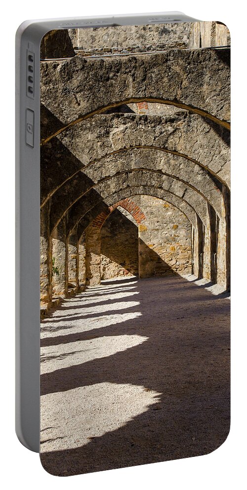 Mission Portable Battery Charger featuring the photograph Ruins Of San Jose by Shanna Hyatt