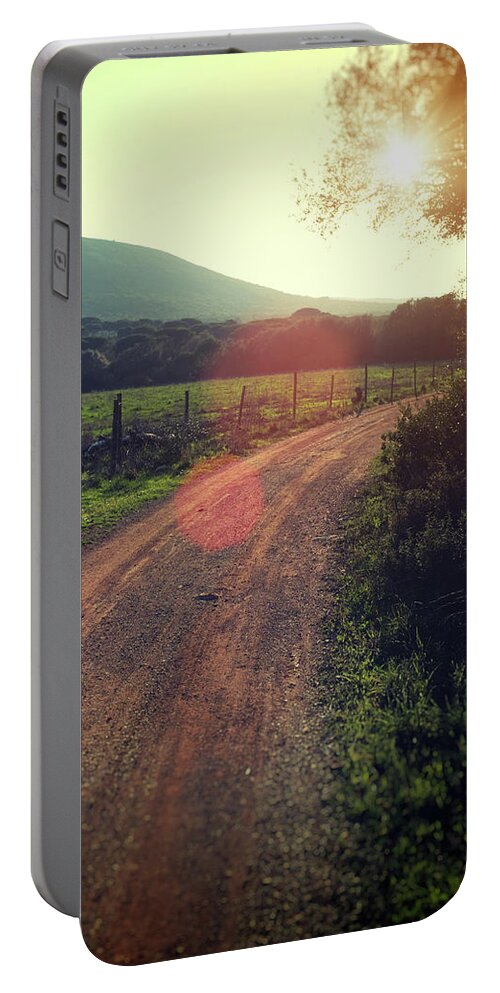 Calm Portable Battery Charger featuring the photograph Rural Ways by Carlos Caetano
