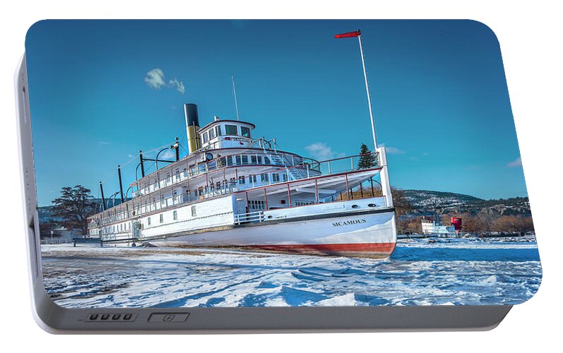 S S Sicamous Portable Battery Charger featuring the photograph S. S. Sicamous by John Poon