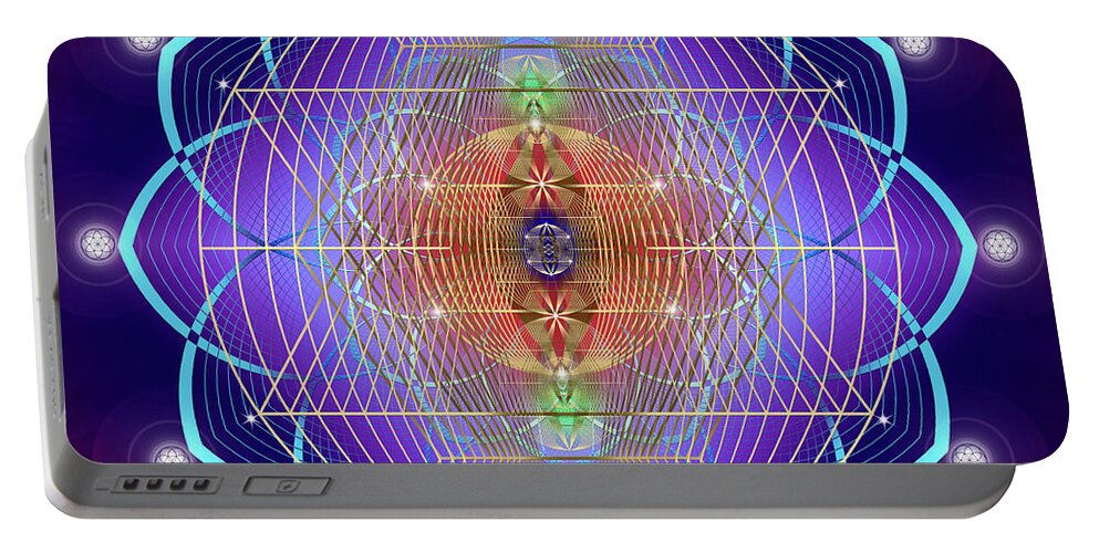 Endre Portable Battery Charger featuring the photograph Sacred Geometry 641 by Endre Balogh