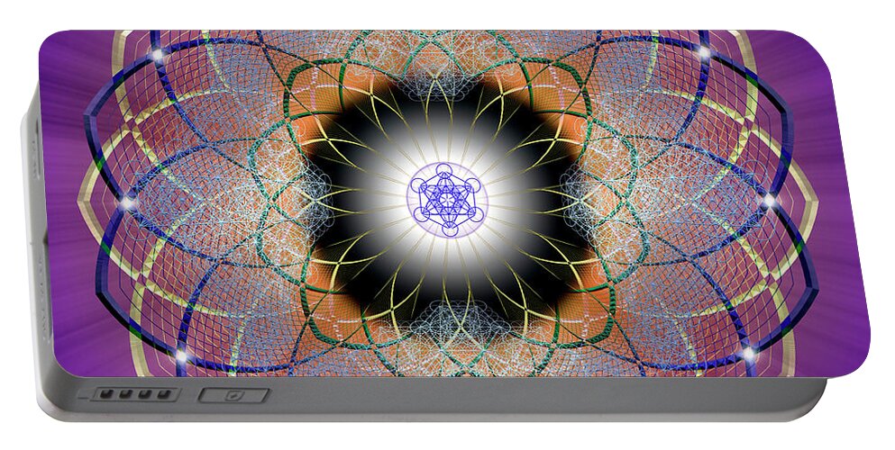 Endre Portable Battery Charger featuring the photograph Sacred Geometry 668 by Endre Balogh