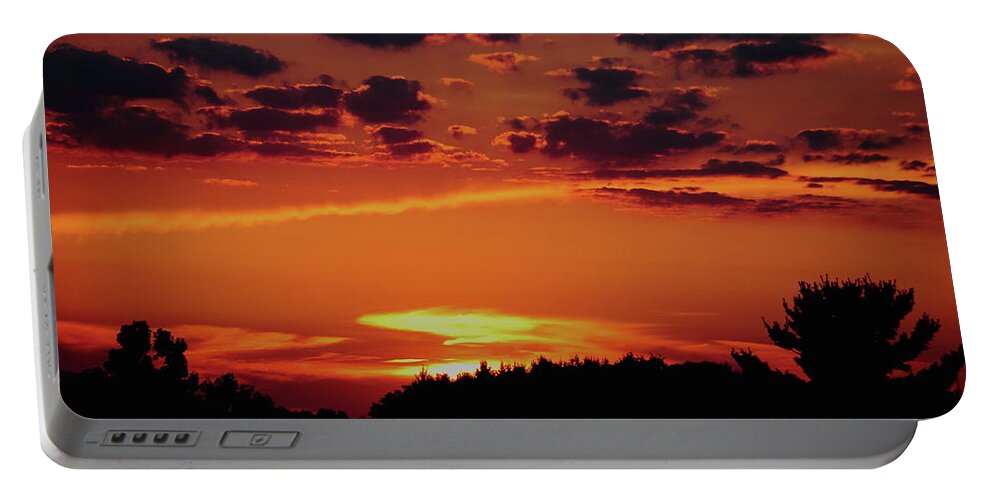 Sunset Portable Battery Charger featuring the photograph Sadie's Sunset by Bruce Patrick Smith