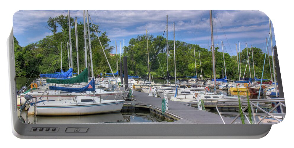 Sailboat Portable Battery Charger featuring the photograph Sailboats by Rod Best