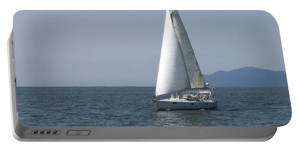 Sail Portable Battery Charger featuring the photograph Sailing Away by Vivian Martin