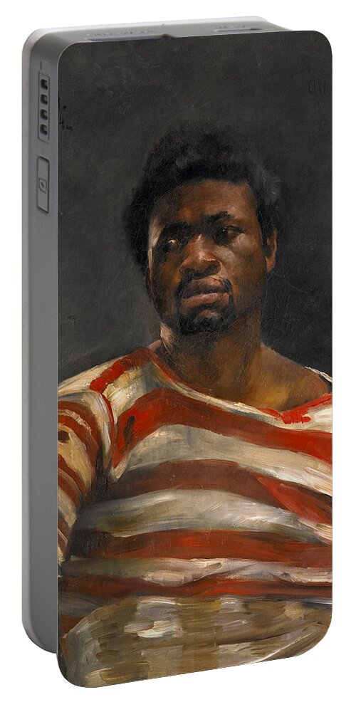 Lovis Corinth Portable Battery Charger featuring the painting Sailor by Lovis Corinth
