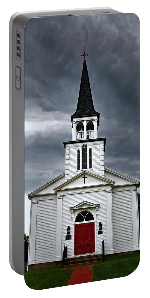 Church Portable Battery Charger featuring the photograph Saint James Episcopal Church 002 by George Bostian